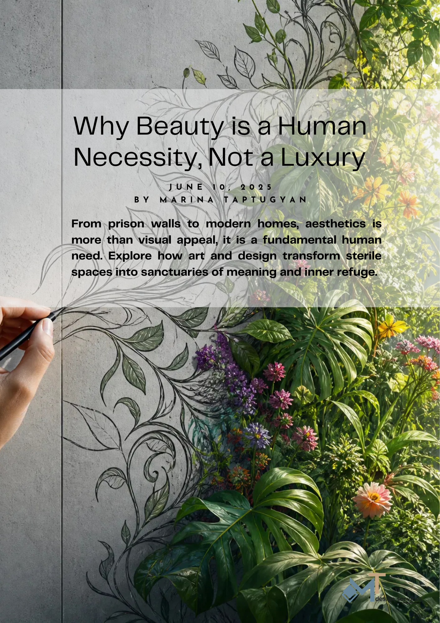 Why Beauty is a Human Necessity, Not a Luxury